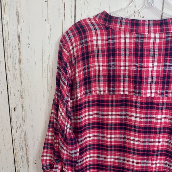 NWT Lane Bryant Ruffled Hem Flannel - Picture 10 of 13